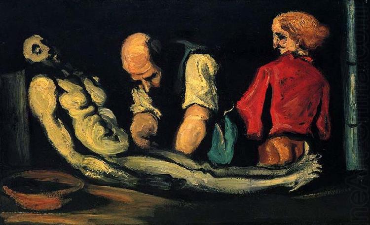 Vorbereitung auf das Begrabnis, Paul Cezanne